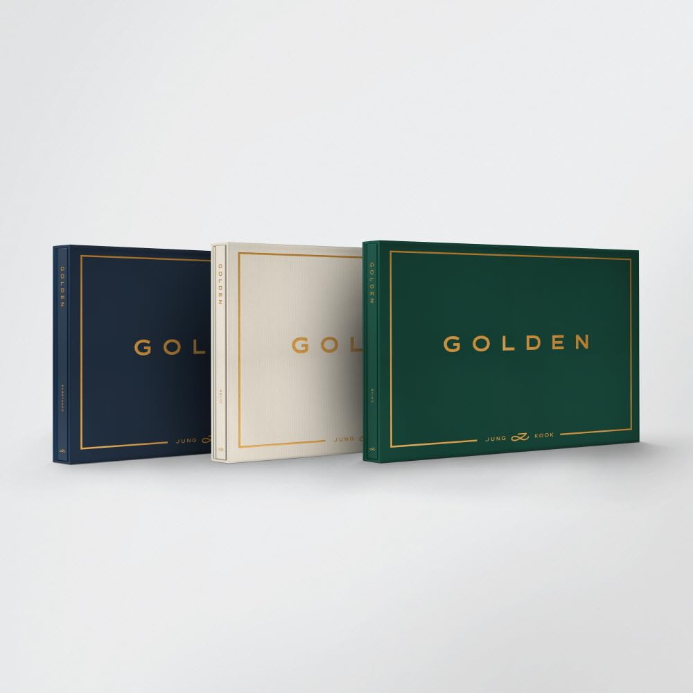 JUNGKOOK BTS - GOLDEN 1st Solo Album+Store Gift (3 ver. SET), 3 Ver. Set