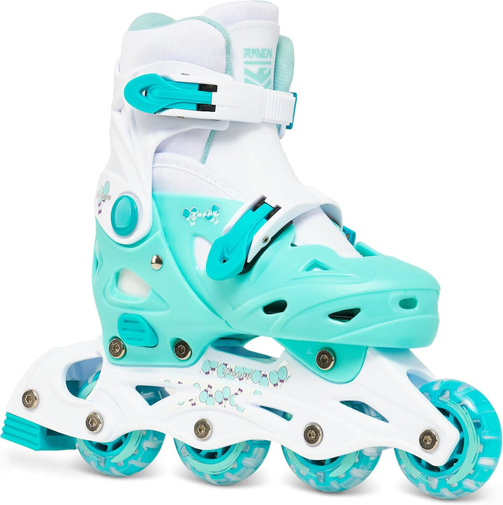 RAVEN 4in1 Inline Skates Triskates Rollschuhe Schlittschuhe Inliner für Kinder Mädchen Jungen verste