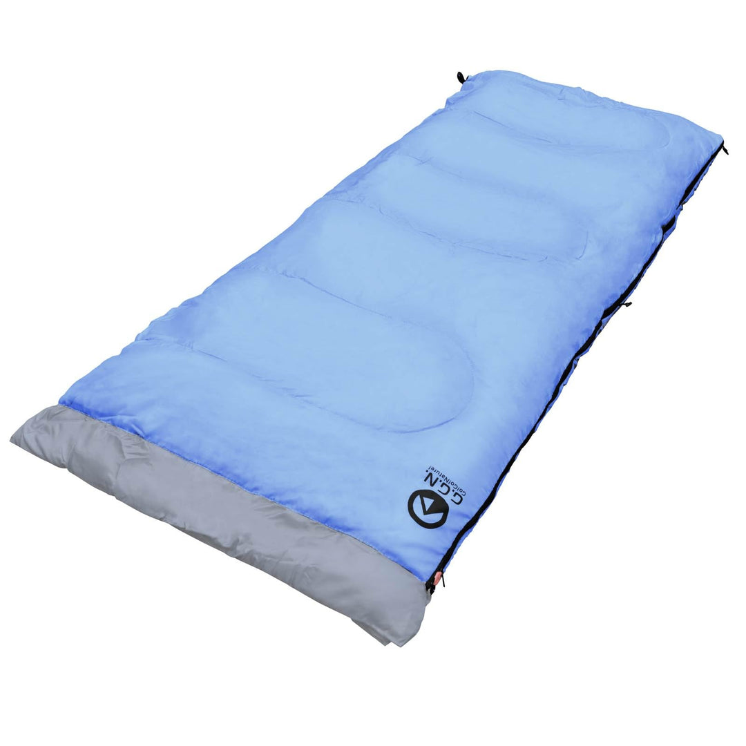 Go! Go! Nature! - Schlafsack für Erwachsene, 190 x 80 cm Blau, Blau