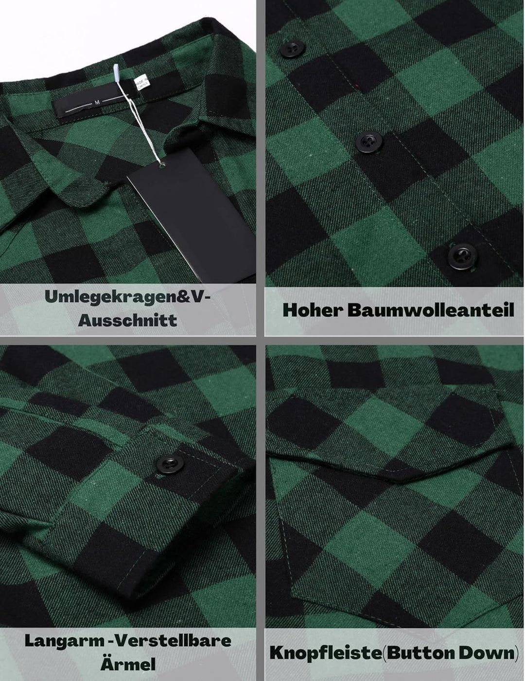 Trachtenbluse Damen Kariert Hemden Langarm Trachtenhemd Oktoberfest Bluse Karohemd HolzfäLlerhemd Ob