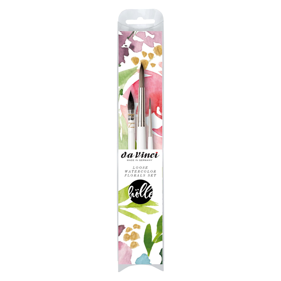 Da Vinci Pinsel Set Loose Watercolor Florals Frau Hölle