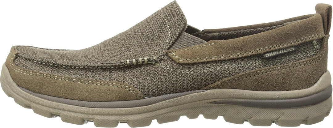 Skechers Herren Superior Milford Sneaker 42 EU Braun Ltbr, 42 EU Braun Ltbr