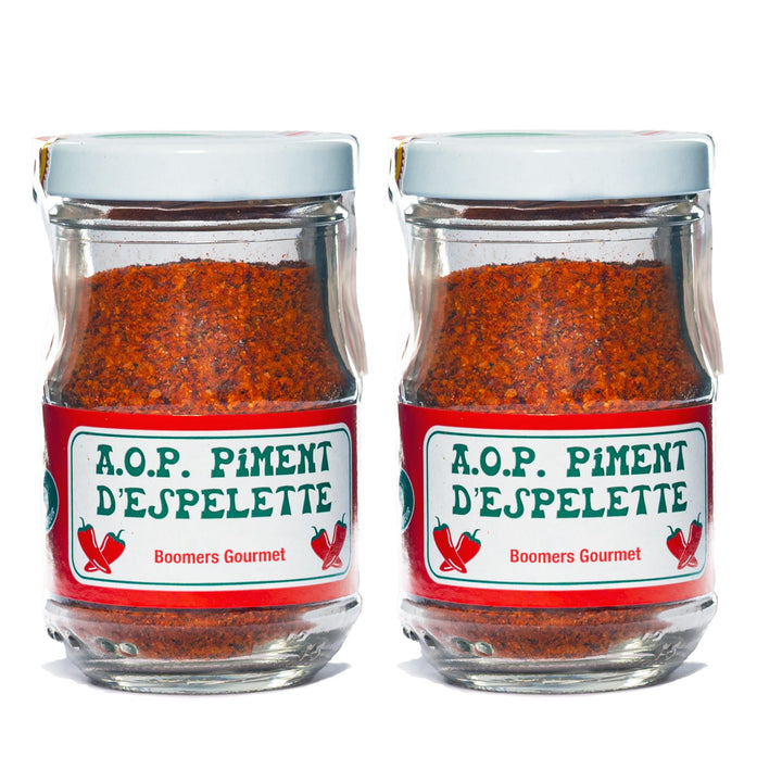 Boomers Gourmet - Piment d' Espelette AOP original Darguy Chili, Chilipulver - 2 Stück - 100 g, 2 St