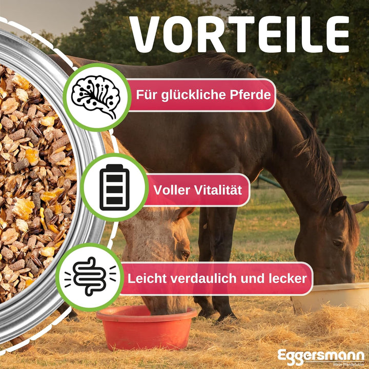 Eggersmann EMH Zucht Müsli 20kg – Pferdemüsli für Zuchtpferde – Ergänzungsfutter für Zuchtstute und