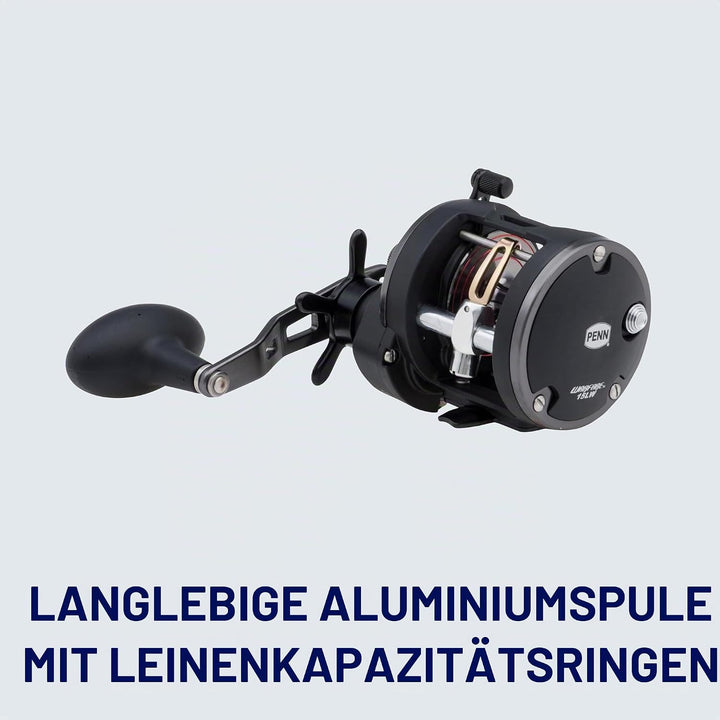 PENN Warfare Level Wind Multirolle für Salzwasser Boots- oder Kajakangeln 15| Right, 15| Right