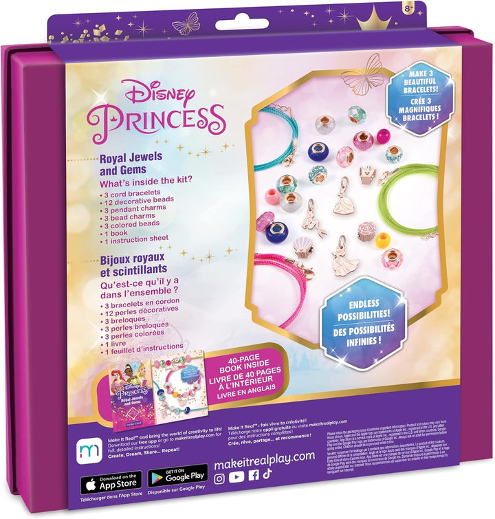 Make It Real Disney Prinzessin Armband-Bastelset einschliesslich Anhänger aus Die kleine Meerjungfra