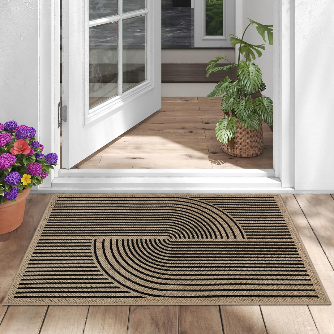 Homcomodar Fussmatte Innen Waschbar Fussmatte Schmutzfangmatte Innen 60 x 90 cm rutschfest Fussmatte