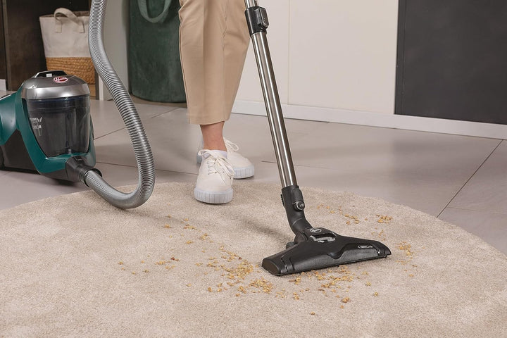 Hoover Bodenstaubsauger mit HEPA-13-Filter & Tierhaar-Düse – beutelloser Staubsauger mit XL-Staubbeh