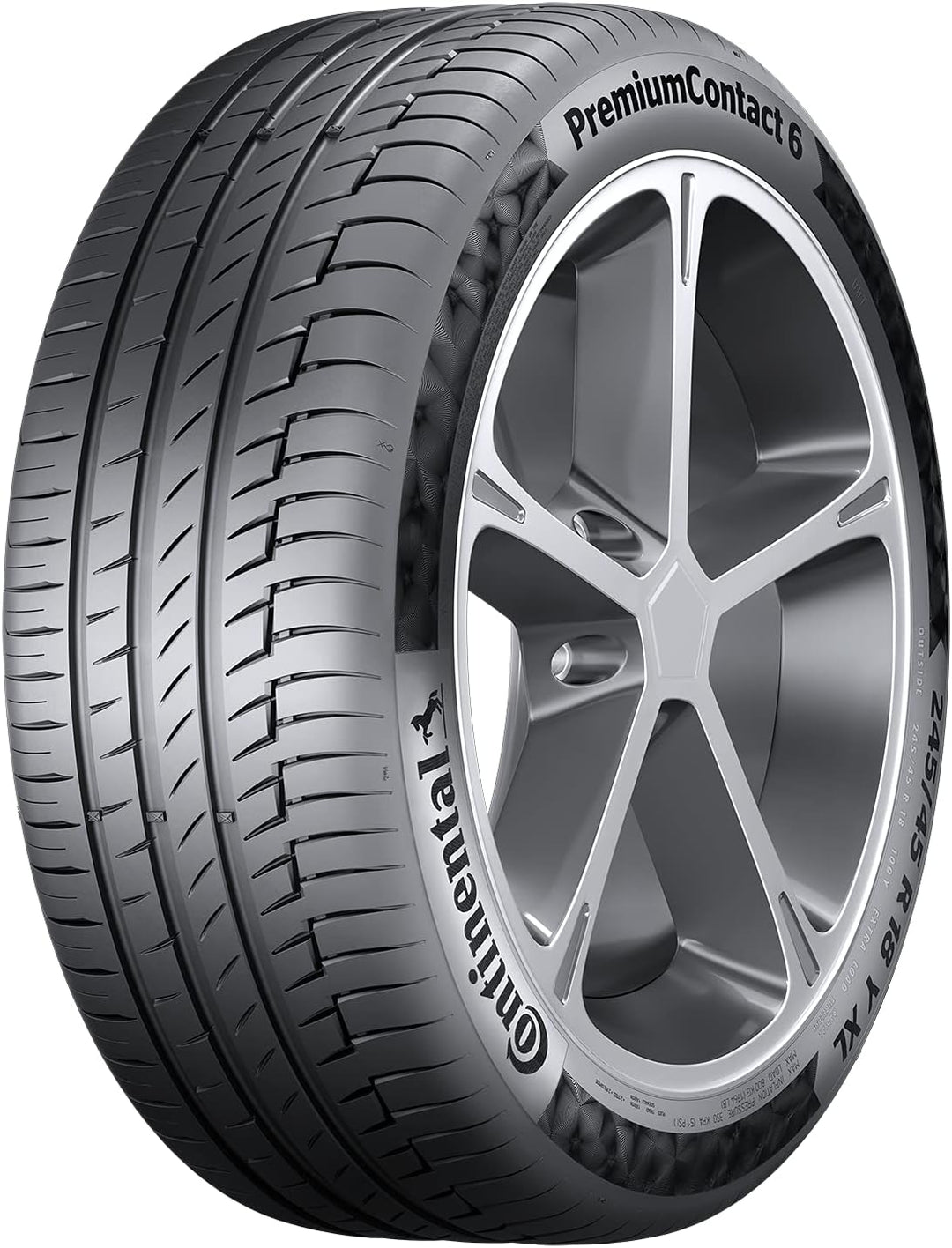 Continental PremiumContact 6-255/45 R20 105H XL - B/A/72 - Sommerreifen (PKW) 255/45R20 105H - FR/XL