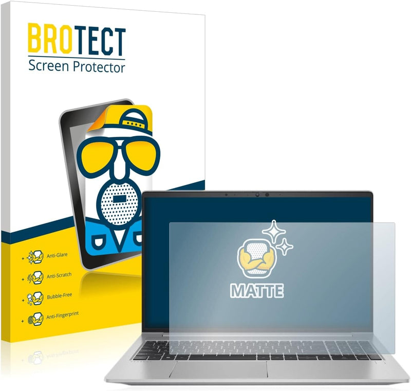 BROTECT Entspiegelungs-Schutzfolie für HP ProBook 650 G8 Matte Displayschutz-Folie, Anti-Reflex, Ant