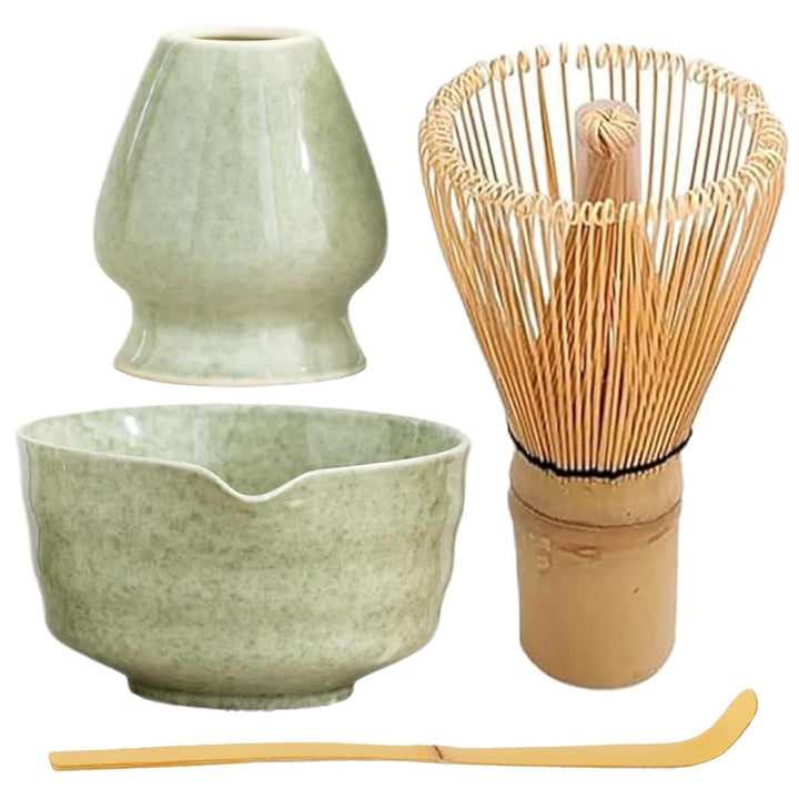 Matcha Whisk Set Ceramic Matcha Whisk wiederverwendbares Matcha -Set Elegantes Matcha -Kit enthält M