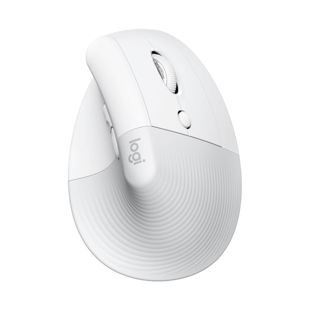 Logitech Lift Vertikale Ergonomische Maus, Kabellos, Bluetooth oder Logi Bolt USB-Empfänger, Leise K