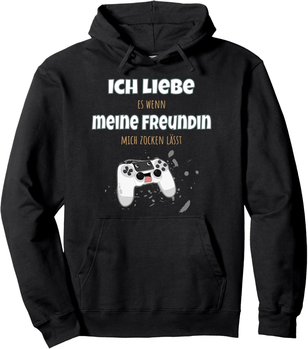 Ich Liebe Es Wenn Meine Freundin Mich Zocken Lässt Pullover Hoodie