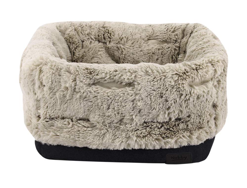 Nobby Komfortbett/-tasche ENDA, schwarz/beige 45 x 45 x 40/20 cm, 1 Stück