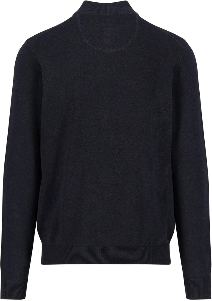 FYNCH-HATTON Herren Cardigan-Zip Strickjacke M Grau (Charcoal 998), M Grau (Charcoal 998)