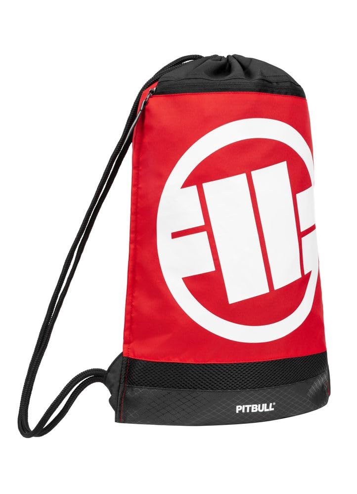 PITBULL Rucksack Sporttasche Backpack für Herren Pit Bull West Coast Sportrucksack Logo II Rot Unive