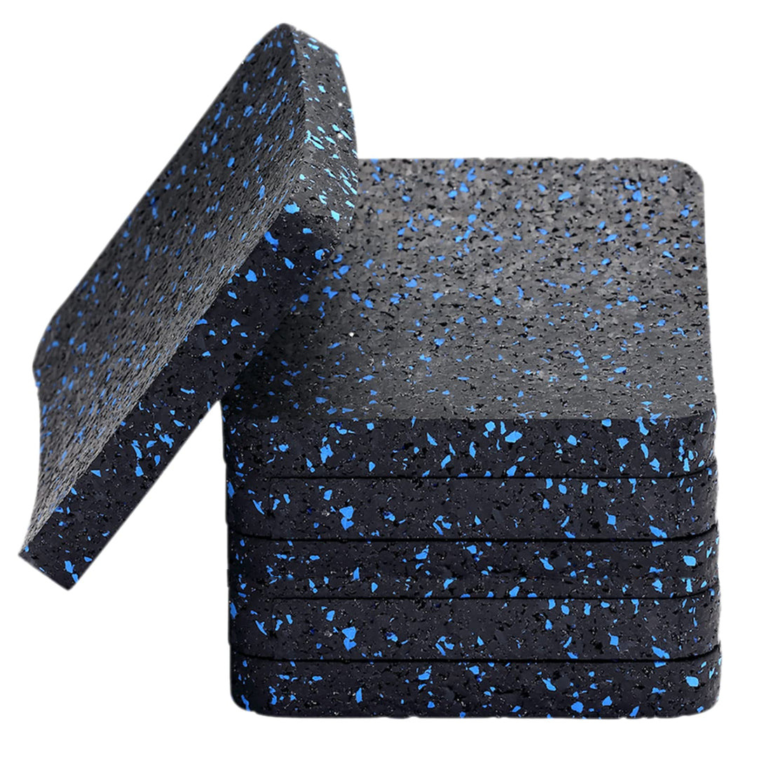 Laufband-Matten-Pads, Trainingsgeräte-Matte mit hochdichtem Gummi zum Schutz von Böden, 10 x 10 x 1,