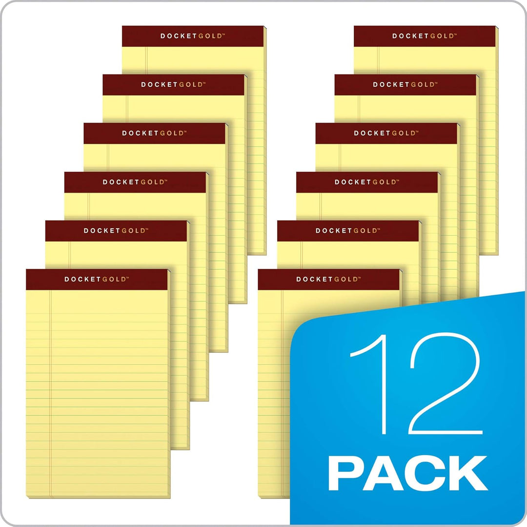 Tops Legal Pads, Kanarienvögel, 12/Pack Ultimate 5 x 8 Inch canary 5 x 8 Inch Ultimate