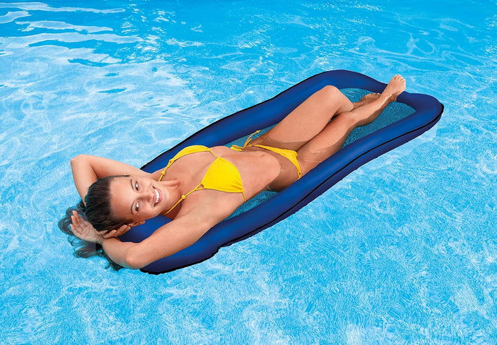 Auswahl: Intex Mesh Mat - Aufblasbare Luftmatratze Wasserhängematte Lounge Wasserliege mit Netz