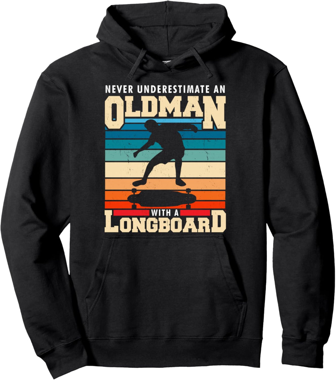 Longboarding Longboarden Skaten Longboard Pullover Hoodie