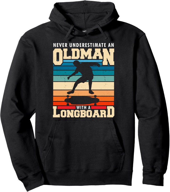 Longboarding Longboarden Skaten Longboard Pullover Hoodie