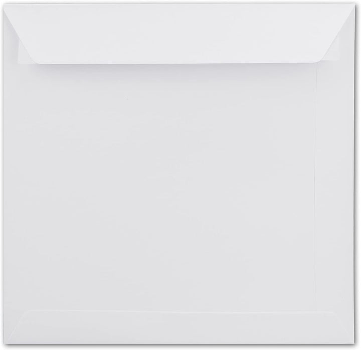 1000x grosse quadratische Briefumschläge 22 x 22 cm - Weiss - 100 g/m² - Für ganz besondere Anlässe
