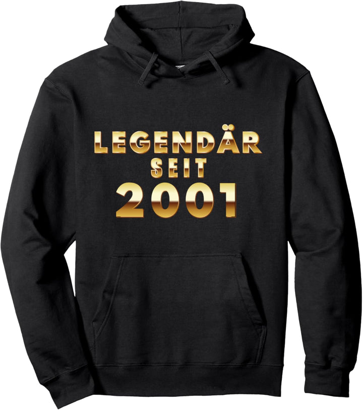 Legendär seit 2001, 20 Geburtstag Geschenk, Edles Design Pullover Hoodie