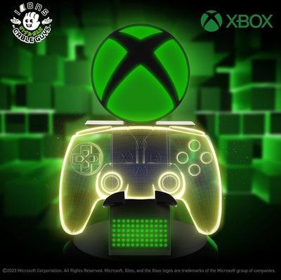 Cableguys Gaming Figurine Ikon Light Xbox Logo - Zubehör Halterung für Controller oder Smartphone -