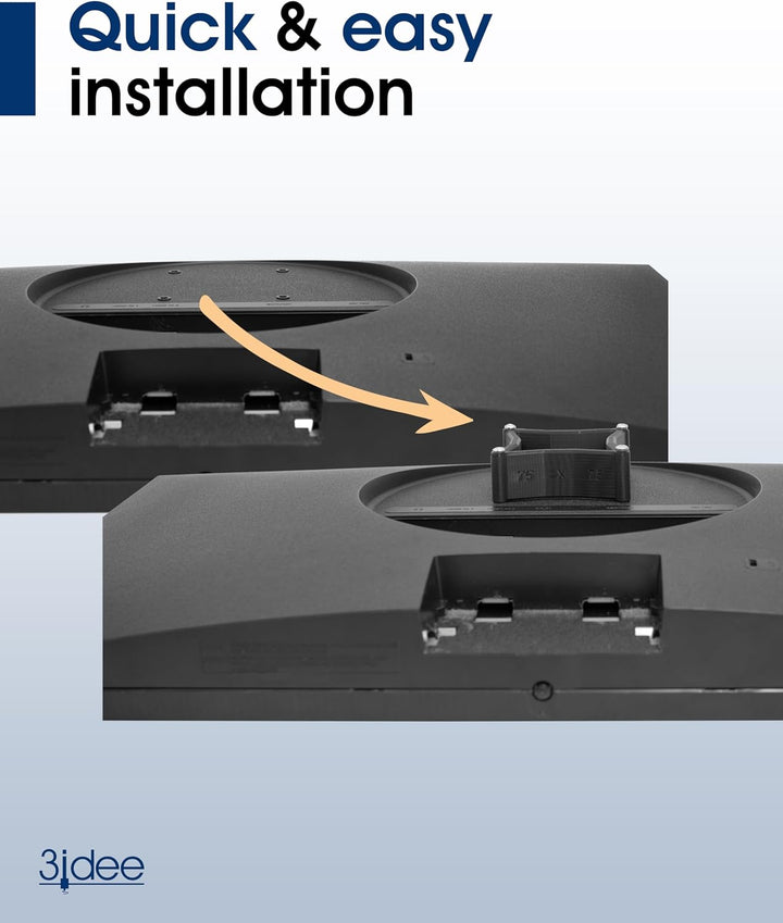 3IDEE Universeller VESA Distanzhalter, Abstandshalter, Spacer kompatibel mit vielen Samsung, HP, MSI