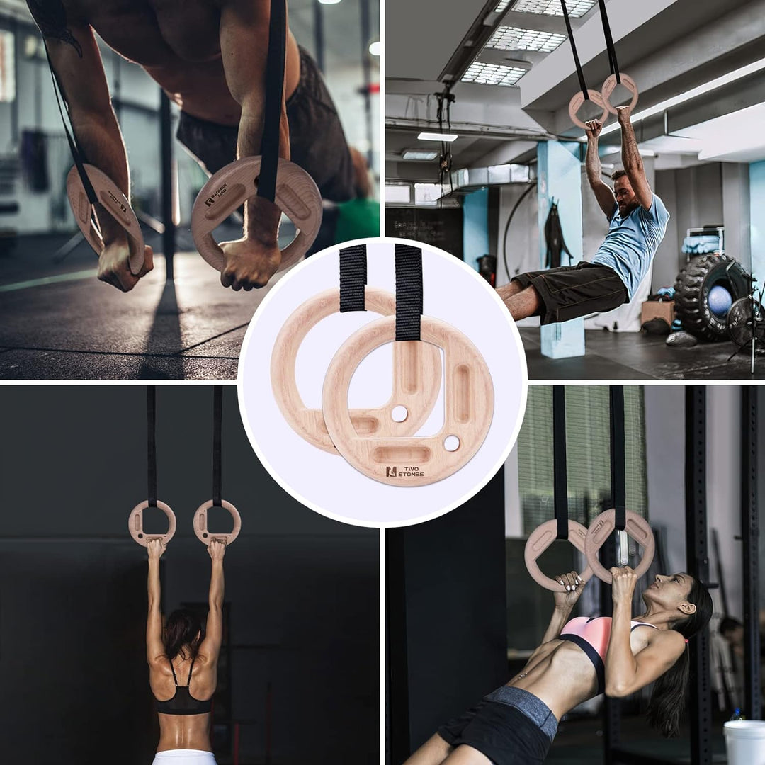 TWO STONES Tragbares Griffbrett als Klettertraining Boards mit Kanten und Taschen, Tragbares Kletter