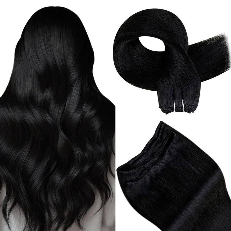 Hetto Schwarz Tressen Echthaar Extensions Remy Tressen Extensions Remy Echthaar Tressen Extensions S