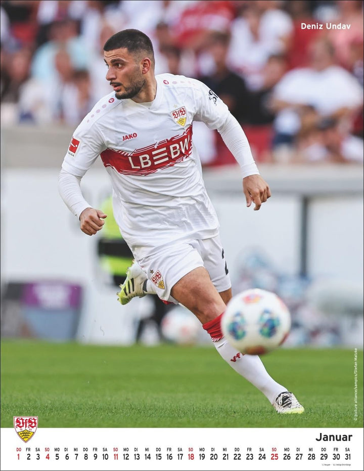 VfB Stuttgart Posterkalender 2026: Die Fussballstars im Poster-Format. Wandkalender mit den besten S