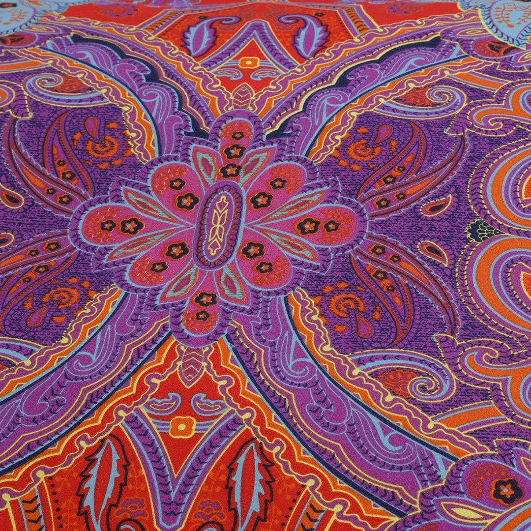 Omela Bettwäsche Boho 135x200 4teilig Exotisch Indisch Design Bohemian Bettbezüge mit Reissverschlus