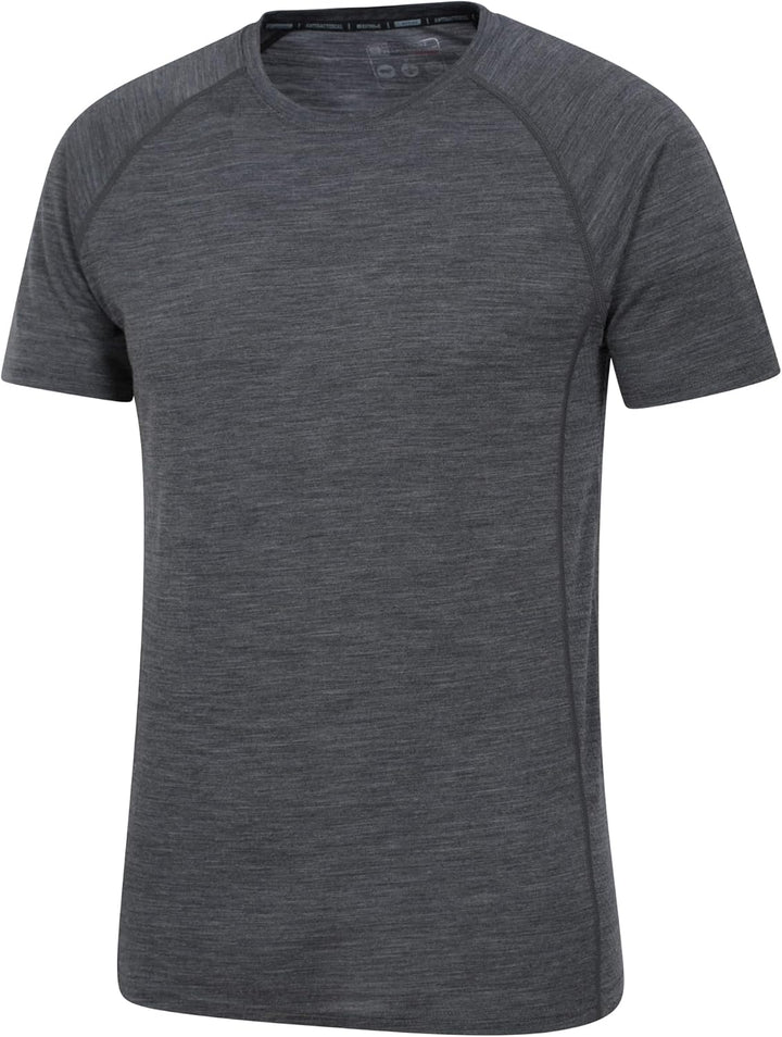 Mountain Warehouse Summit Merino Herren T-Shirt Unterhemd Thermounterwäsche Funktionsunterwäsche Ski