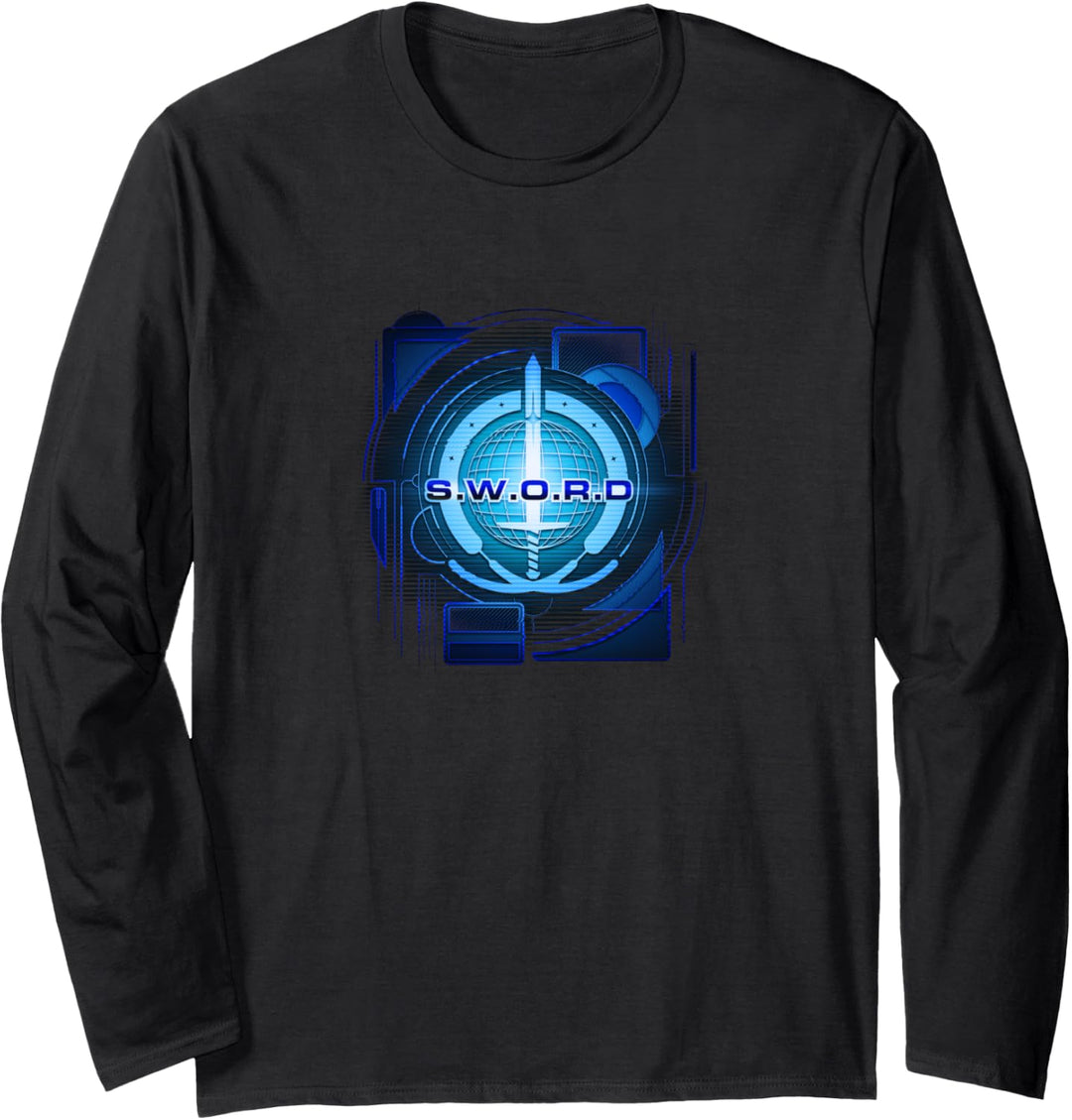 Marvel WandaVision S.W.O.R.D. Digital Logo Langarmshirt
