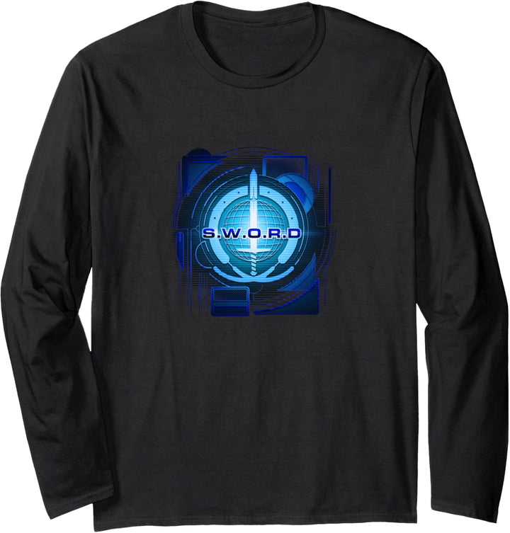 Marvel WandaVision S.W.O.R.D. Digital Logo Langarmshirt