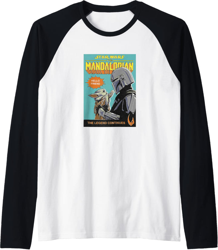 Star Wars: The Mandalorian Hello Friend The Child Poster Raglan