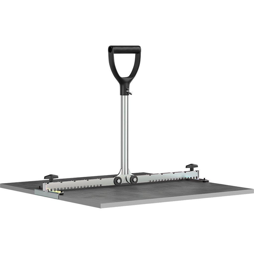 LANGFIT® Fliesenheber mit extra langem Griff - 30 bis 62cm - Für schmale Fugen ab 3mm - Schonend für