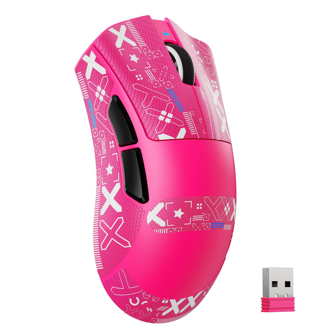 MAMBASNAKE X ATTACKSHARK V3 Kabellose Gaming-Maus mit Band,65g leicht,geteiltes Design für Rechtshän