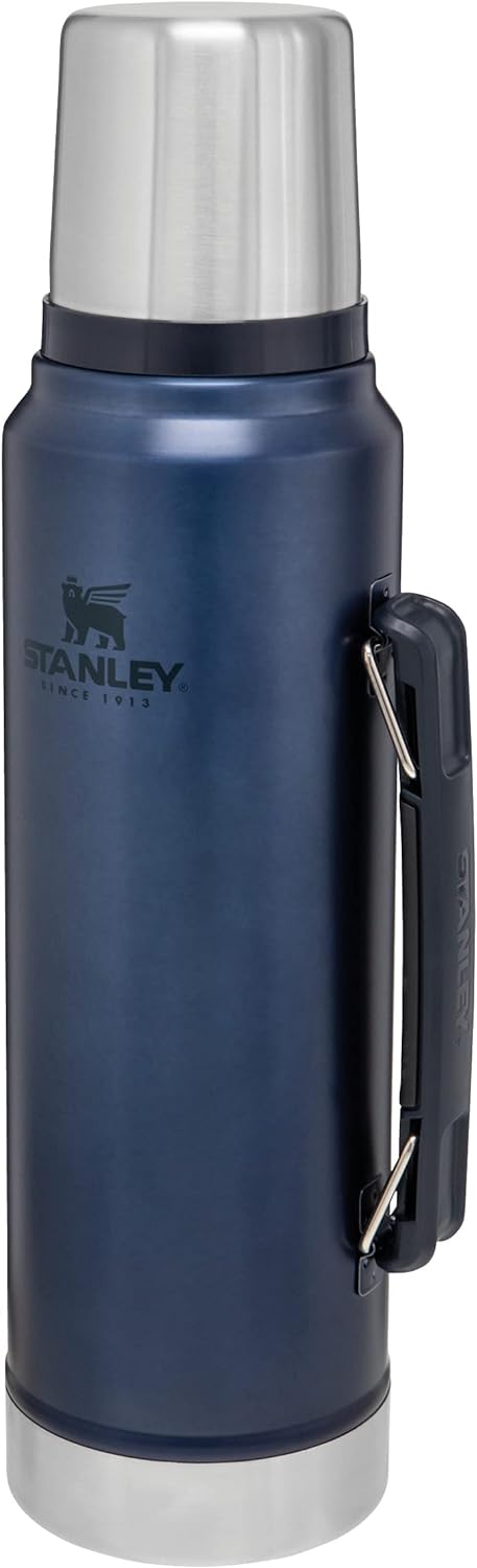 Stanley Classic Legendary Thermosflasche Edelstahl 1L - Thermos Hält 24 Stunden Heiss oder Kalt - Ed