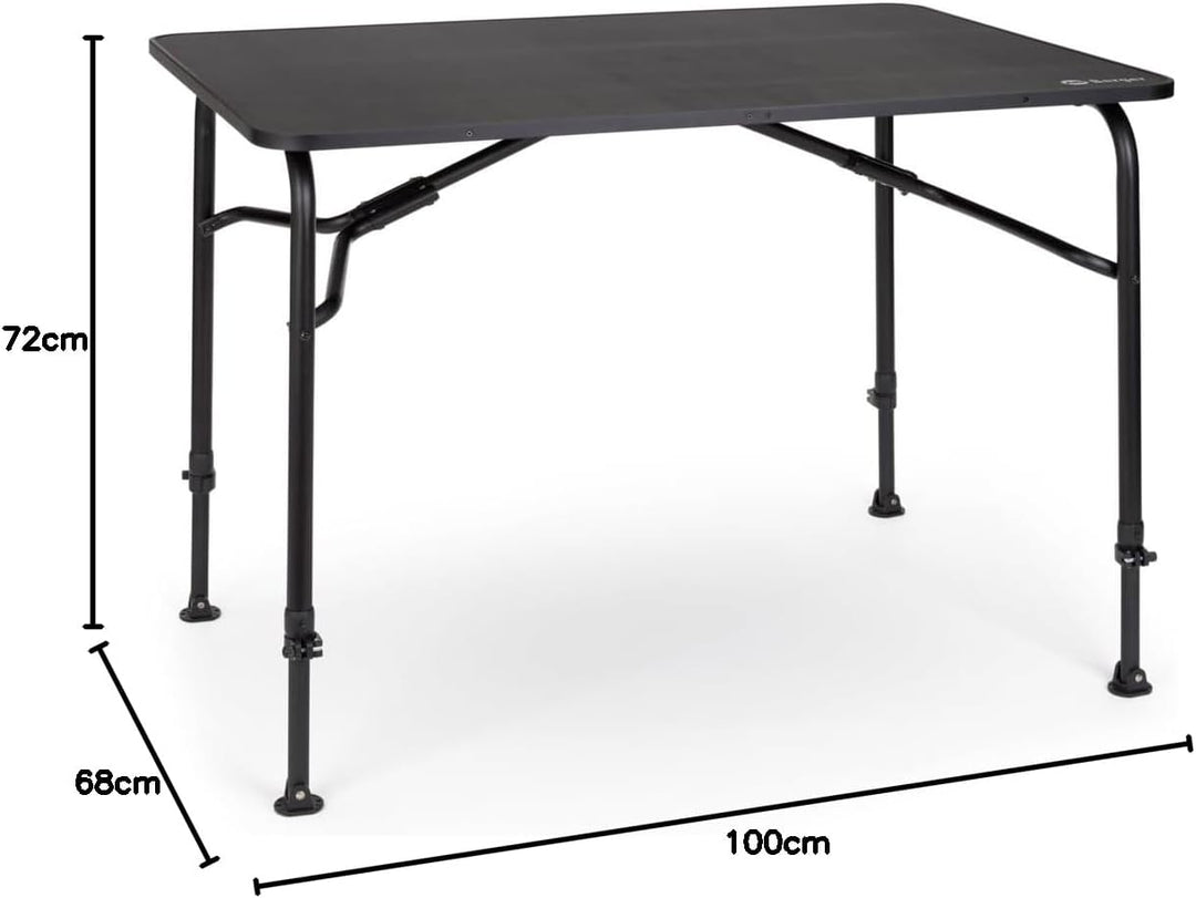BERGER Campingtisch klappbar Tornio | Extrem Leichter & Kompakter Gartentisch Wetterfest | Eleganter