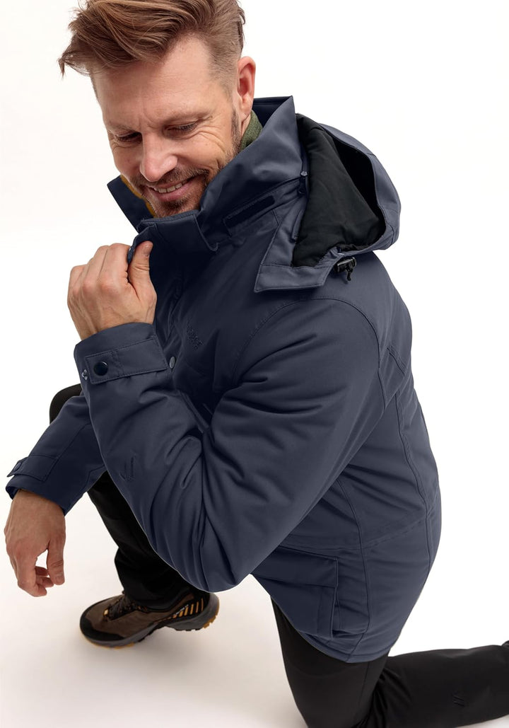 Maier Sports Herren Knuth Jacke 48 Blau, 48 Blau