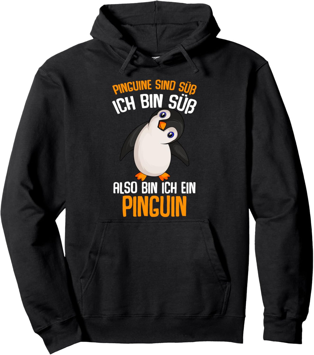 Pinguine sind süss Kinder Mädchen Damen Penguin Pullover Hoodie