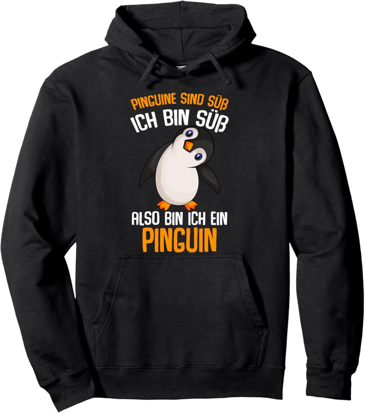 Pinguine sind süss Kinder Mädchen Damen Penguin Pullover Hoodie