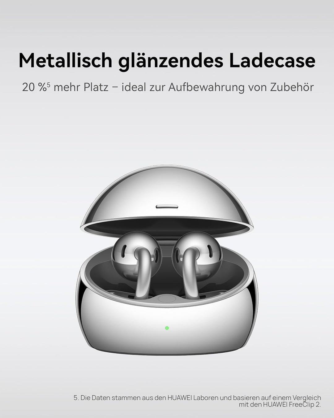 HUAWEI FreeClip 2 S Kabellose Kopfhörer, ganztägiger Komfort, 5,1 g, Blau | Adaptive Open-Ear-Techno