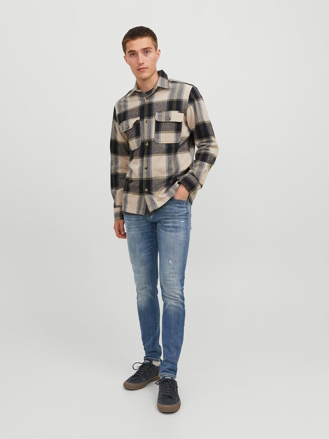 JACK & JONES Herren Jeanshose 28W / 32L Blau, 28W / 32L Blau