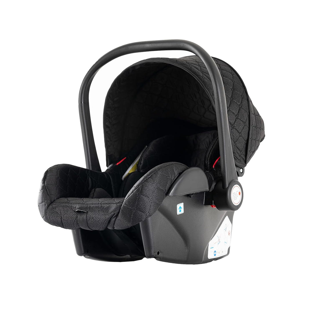 3 in 1 Kinderwagen Komplettset mit Ein-Klick-Faltdesign, Zwei Umkehrbaren Schiebemodi, Rahmen aus Al