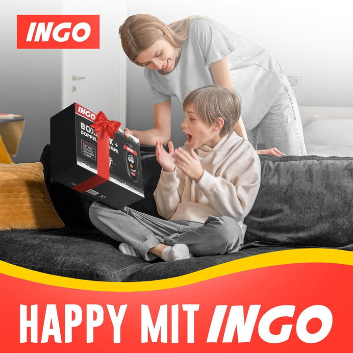 INGO® Boxsack für Kinder (pädagogisch konzipiert für Innere Kraft), inkl. Handschuhe & Pumpe | Kinde