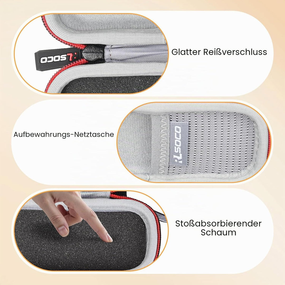 RLSOCO Tasche für OM System LS-P5/LS-P4 Hi-Res Audiorekorder & für Olympus OM System WS-883/WS-882/V