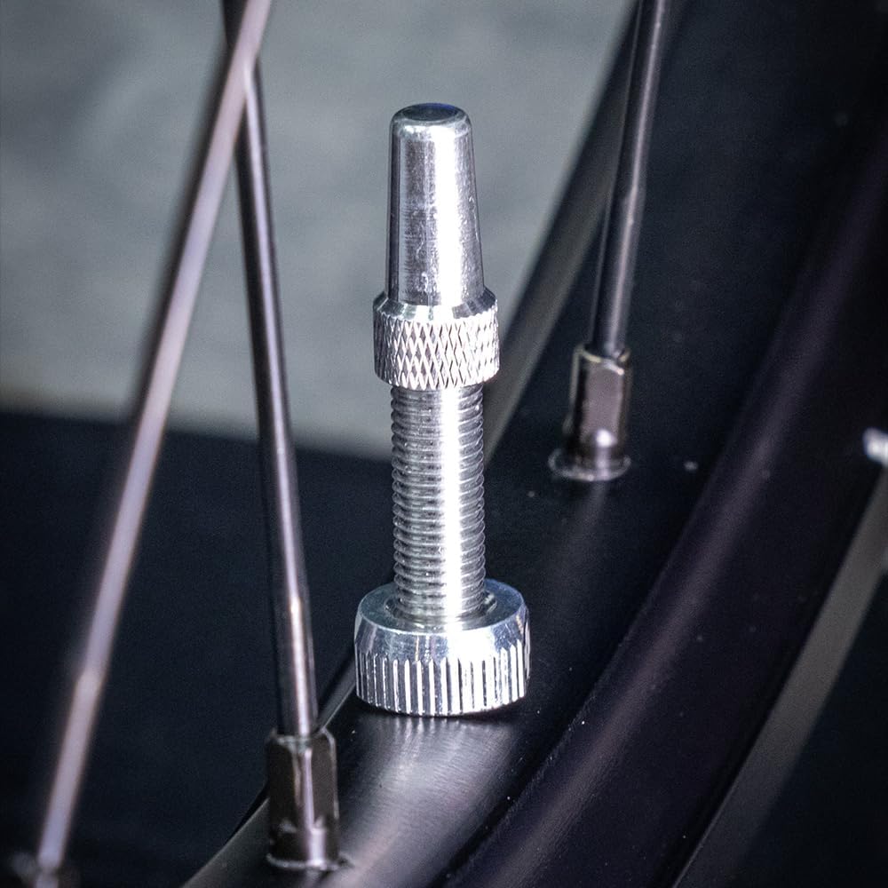 Muc-Off Unisex V2 Presta Tubeless Ventile, Silbern, 60mm Silbern 60mm, Silbern 60mm